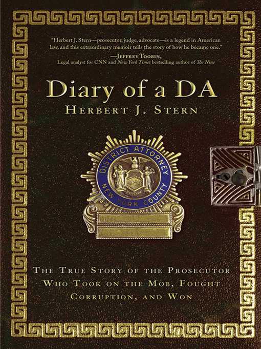 Title details for Diary of a DA by Herbert J. Stern - Available
